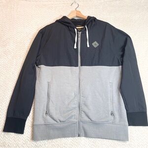 Burton Mens Dryride Gray Hoodie Size Small | Gorpcore‎ Utility Snowboarding